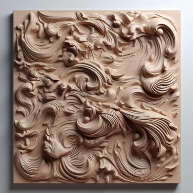 Patterns and decorations Knauf Aquapanel 3 3d model